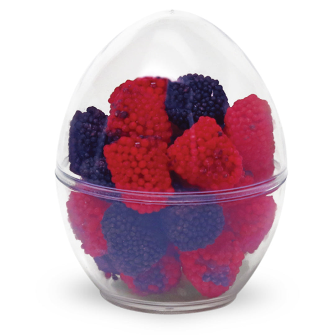 10-Pack Clear Plastic Mini Egg Containers for Easter Treats, Party Favors, and Craft Storage - Perfect for Candy, Small Gifts & DIY Projects
