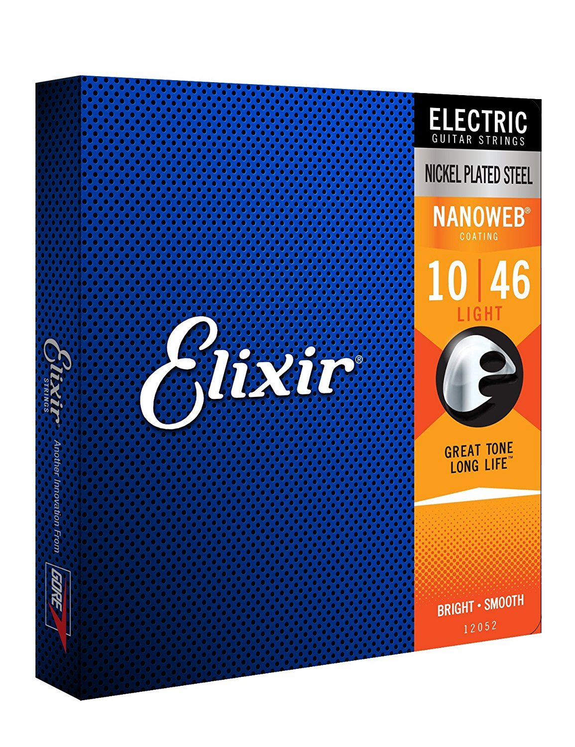 Elixir Light Nanoweb Electric Guitar Strings 2-Pack (10-46 Gauge) - Premium Coated Strings for Smooth Playability & Extended Lifespan | Perfect for Rock, Blues & Studio Recording