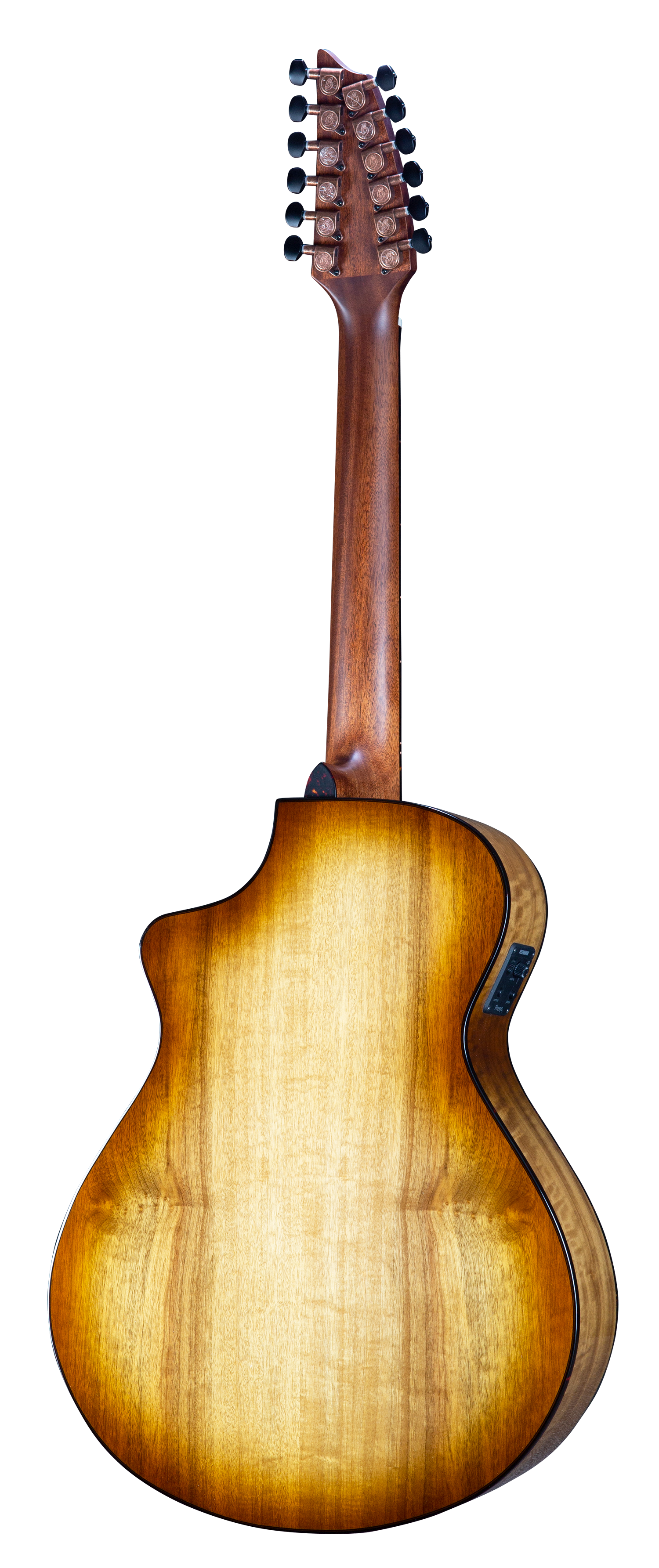 Breedlove Eco Pursuit Exotic S Concert CE 12-String Acoustic-Electric Guitar - Amber Burst | Perfect for Live Performances, Studio Recording & Traveling Musicians
