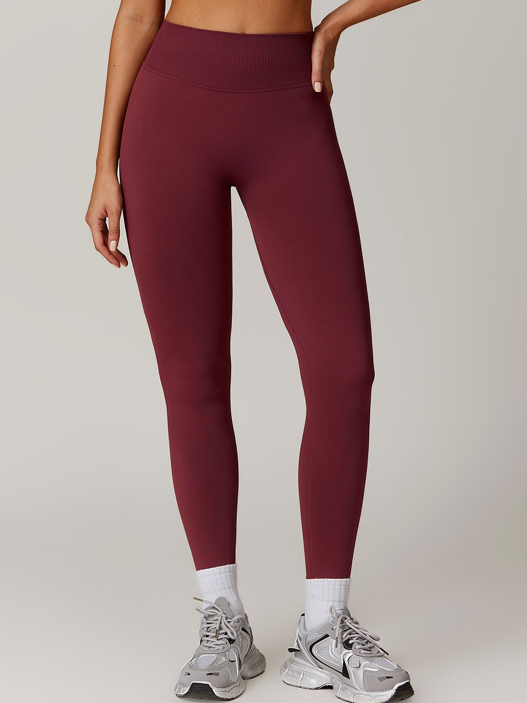 ZASUWA Women's High Waisted Seamless Scrunch Butt Lifting Leggings - Perfect for Yoga, Gym Workouts & Everyday Wear