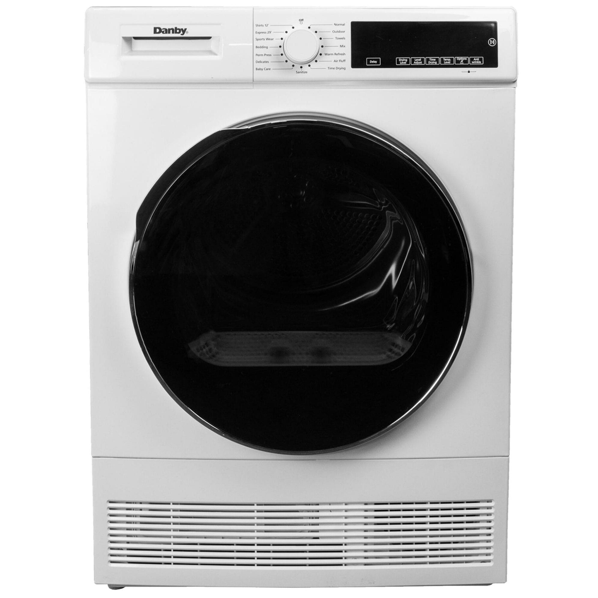 Danby 4.0 cu. ft. Compact Condenser Dryer - Energy Efficient, Space Saving Laundry Solution for Apartments & Small Homes | Perfect for Tight Spaces & Eco-Friendly Drying