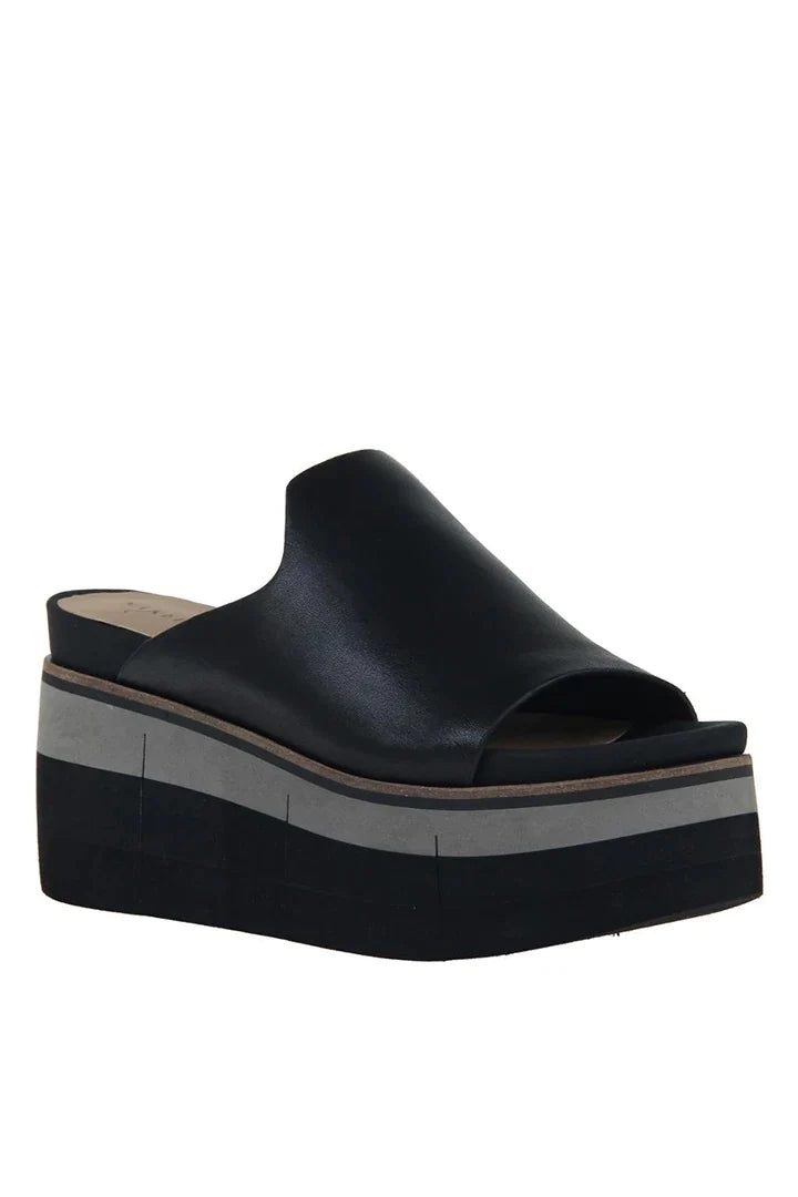 Flow Platform Sandal for Women - Comfortable Black Summer Beach Sandals with Arch Support | Perfect for Walking, Travel, and Outdoor Activities