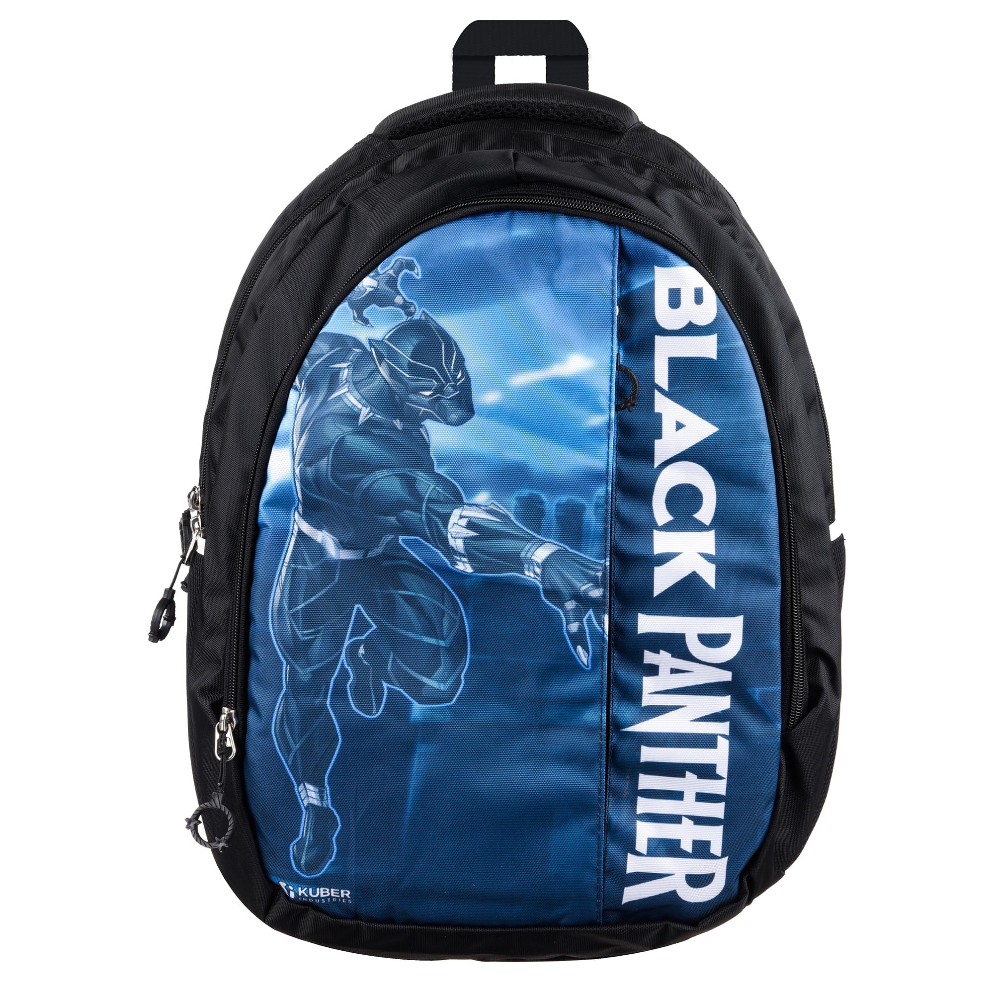 Homestic Marvel Black Panther Backpack for Kids - 5 Compartment School Bag with Cover | Boys & Girls Bookbag for College, Travel & Daily Use | Durable Backpack for Students, Commuting & Outdoor Activities