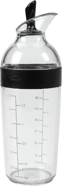 OXO Good Grips Salad Dressing Shaker - 16oz/473ml Leakproof BPA-Free Kitchen Tool for Homemade Vinaigrette, Marinades & Sauces | Perfect for Salads, Meal Prep & Healthy Cooking
