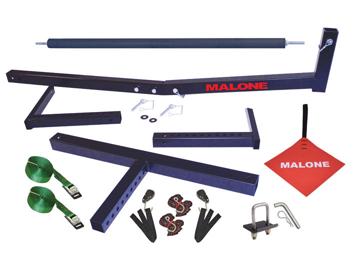 Malone Axis Angler Bed Extender for Pickup Trucks - Heavy Duty Cargo Carrier for Fishing Rods, Kayaks & Outdoor Gear - Perfect for Camping, Hunting & Road Trips