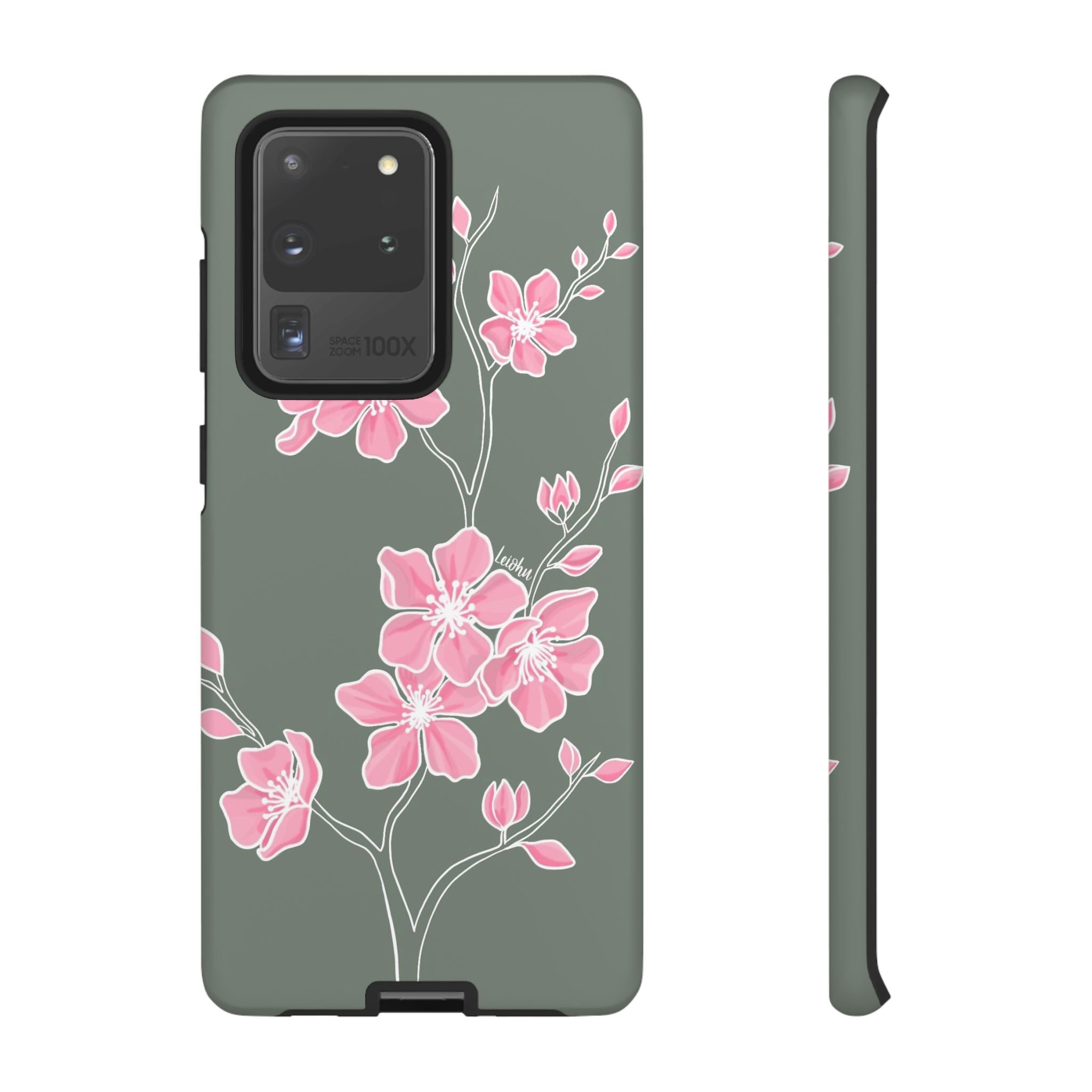 Samsung Galaxy Phone Case with Cherry Blossom Design - Stylish Protective Cover for Everyday Use, Travel & Work