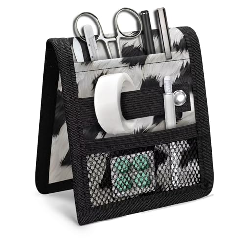 Cow Print Printed-Black and White