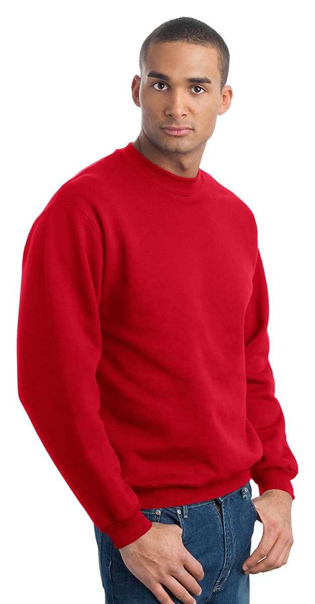 Jerzees Men's Comfortable Crew Neck T-Shirt - Soft Cotton Casual Tee for Everyday Wear | Perfect for Work, Gym, and Relaxation