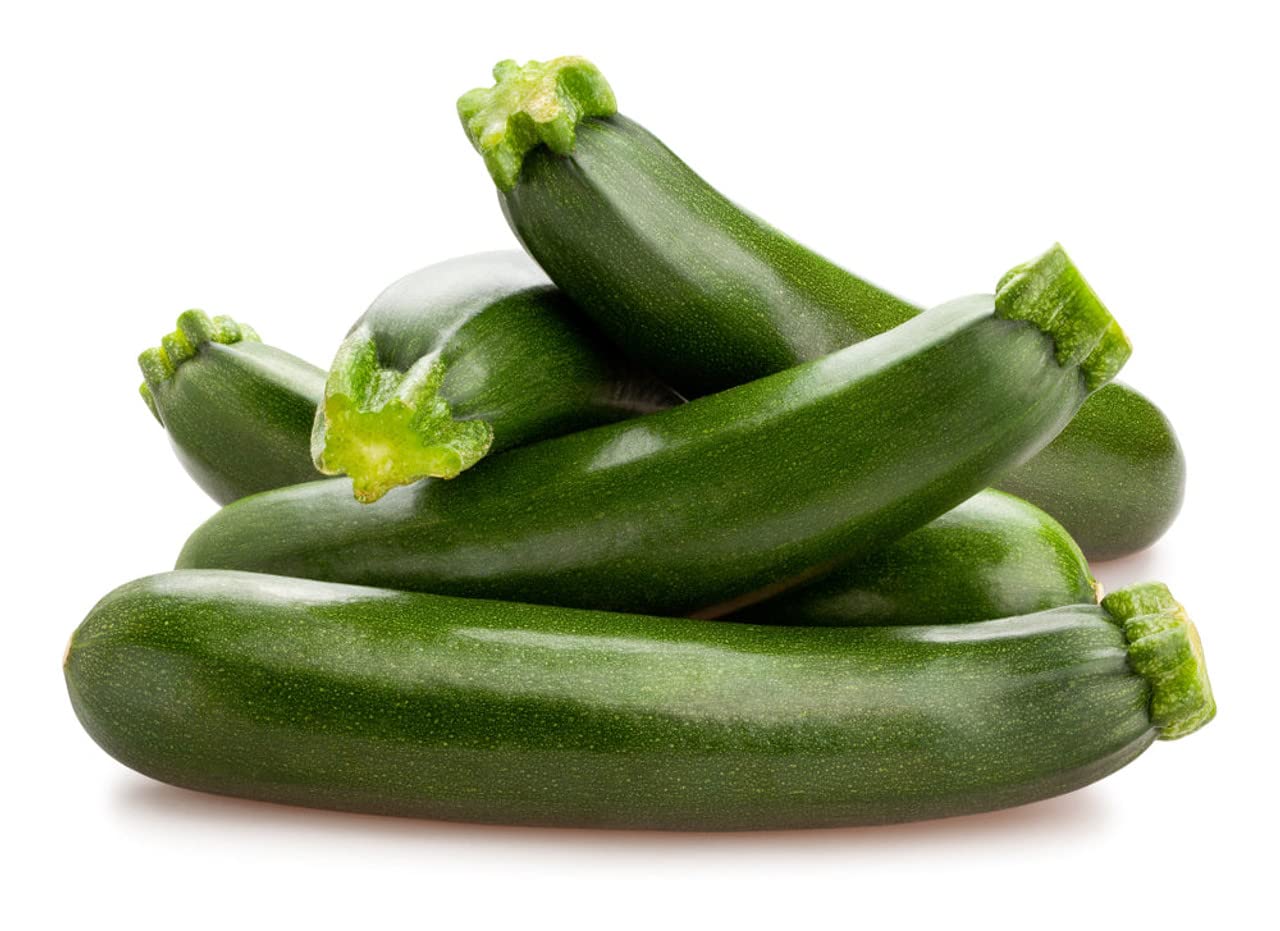 Organic Dark Green Zucchini Summer Squash Heirloom Seeds - Non-GMO, 7g Packet for Home Gardening, Fresh Salads & Healthy Cooking
