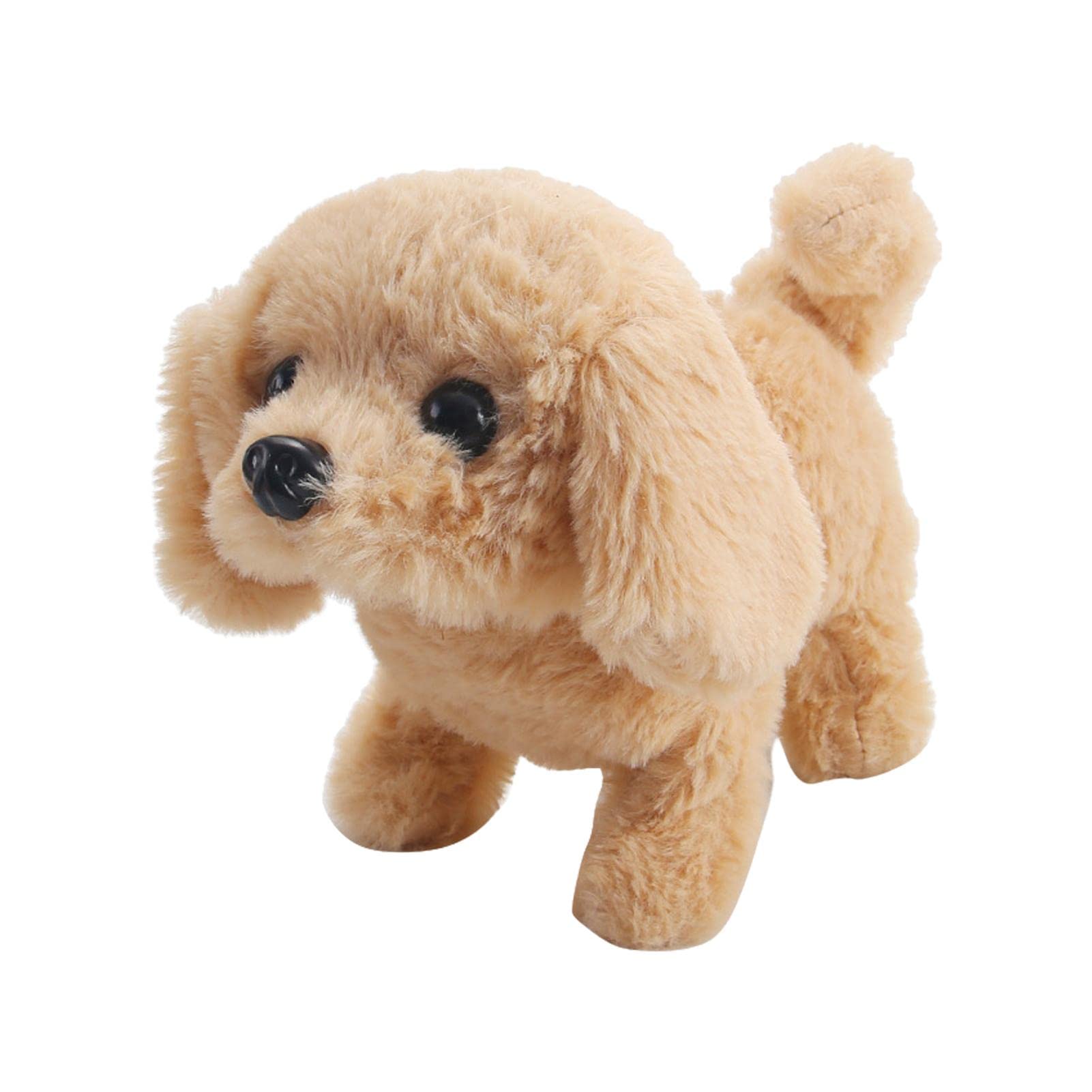 Littryee Interactive Walking Toy Dog - Realistic Golden Retriever Puppy with Barking, Singing & Walking Functions - Electronic Plush Stuffed Animal for Kids - Perfect Gift for Girls & Dog Lovers (Ideal for Playtime, Birthday Presents & Emotional Comfort)