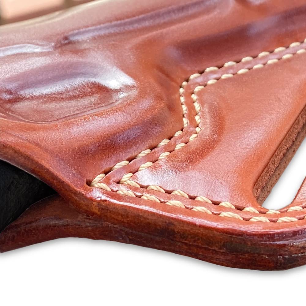 Premium Leather OWB Pancake Holster for Springfield 1911 EMP 4
