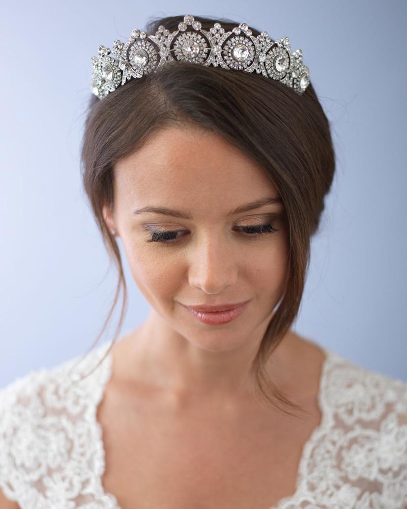 Joelle Vintage Crown - Elegant Rhinestone Tiara for Women | Perfect for Weddings, Prom, Pageants & Special Occasions