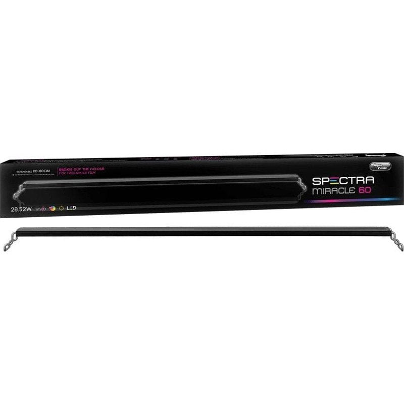 Aqua Zonic Spectra Miracle LED Slimline Light Unit - Energy Efficient Aquarium Lighting for Plant Growth & Fish Tanks | Perfect for Freshwater & Saltwater Aquariums, Home or Office Decor