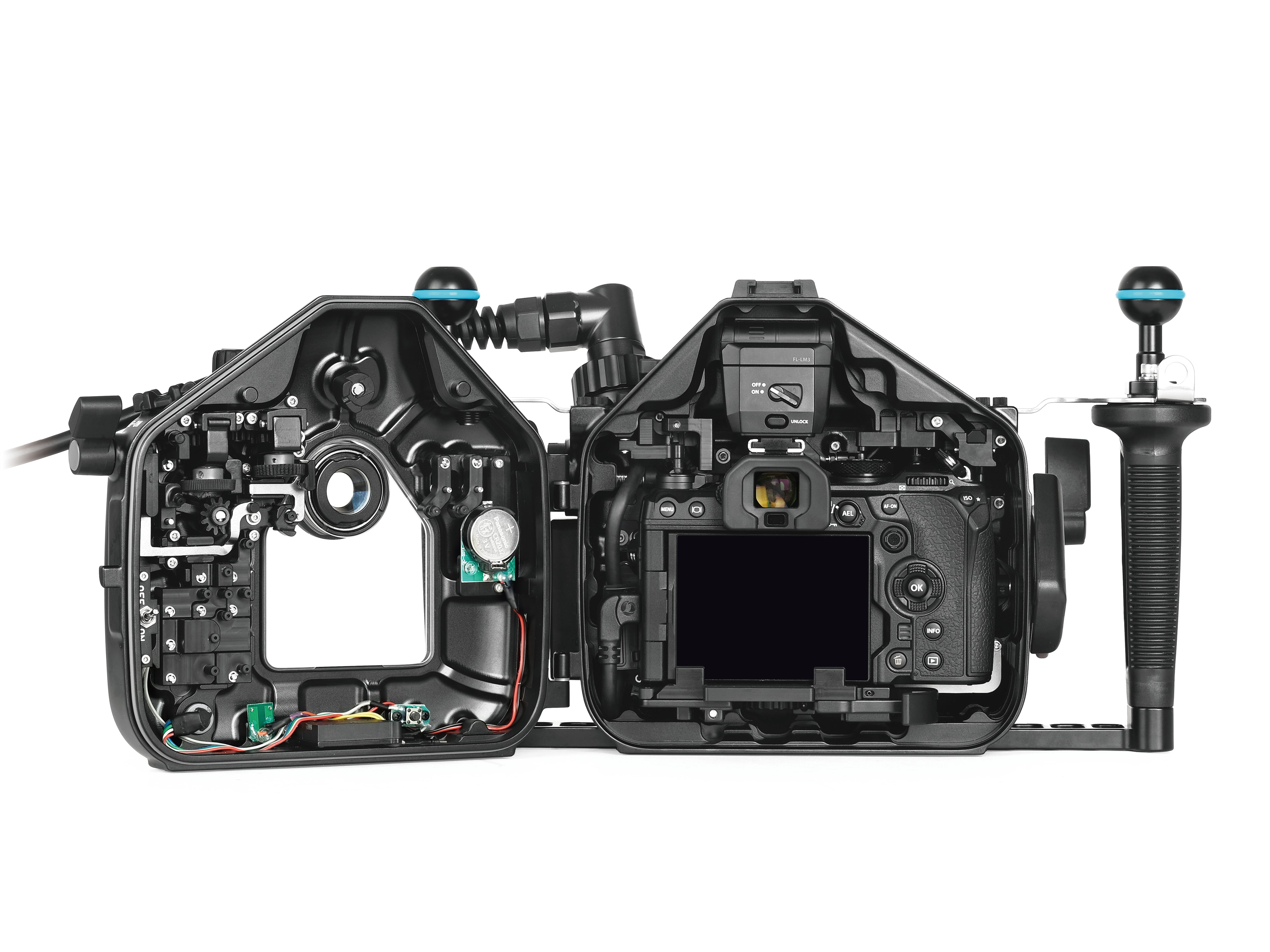 OM System OM-1 & OM-1 Mark II Camera Housing - Waterproof Underwater Case for Scuba Diving, Snorkeling & Marine Photography