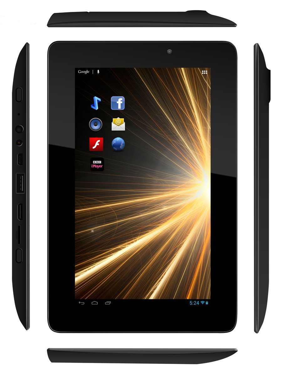7 Inch Dual Core Android Tablet - Portable Touchscreen Tablet PC with Wireless WiFi, Android 4.1 OS - Perfect for Work, Study & Entertainment On The Go