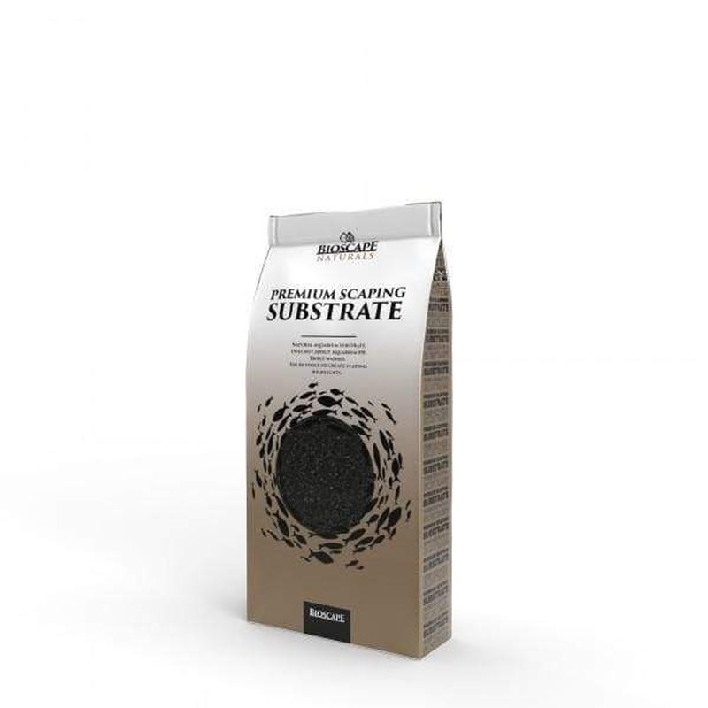 Premium Bioscape Substrate Ebony Black Fine 1-2mm - Natural Aquarium Sand for Planted Tanks, Shrimp & Nano Fish Habitats | Perfect for Aquascaping & Freshwater Ecosystems