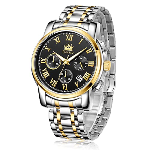 gold +Black dial