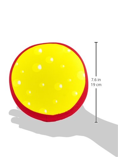 **Flyerz Cheese Chuck Flyer - Durable Dog Frisbee Toy for Fetch & Outdoor Play - Perfect for Beach, Park & Backyard Fun**