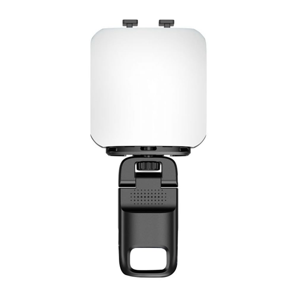 AMIUHOUN D4 Mini Pocket Light - Clip-On Phone & Tablet LED Fill Light for Live Streaming, Beauty Makeup, Photography - USB Rechargeable - Perfect for Vloggers, YouTubers & Content Creators