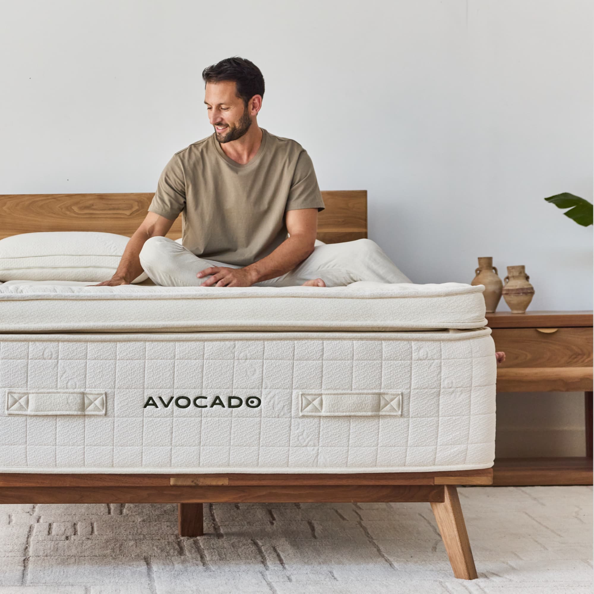 Luxury Organic Mattress - 100% Natural Latex & Cotton (2024 Edition) | Eco-Friendly, Hypoallergenic Bed for Better Sleep | Perfect for Master Bedrooms, Guest Rooms & Eco-Conscious Homes