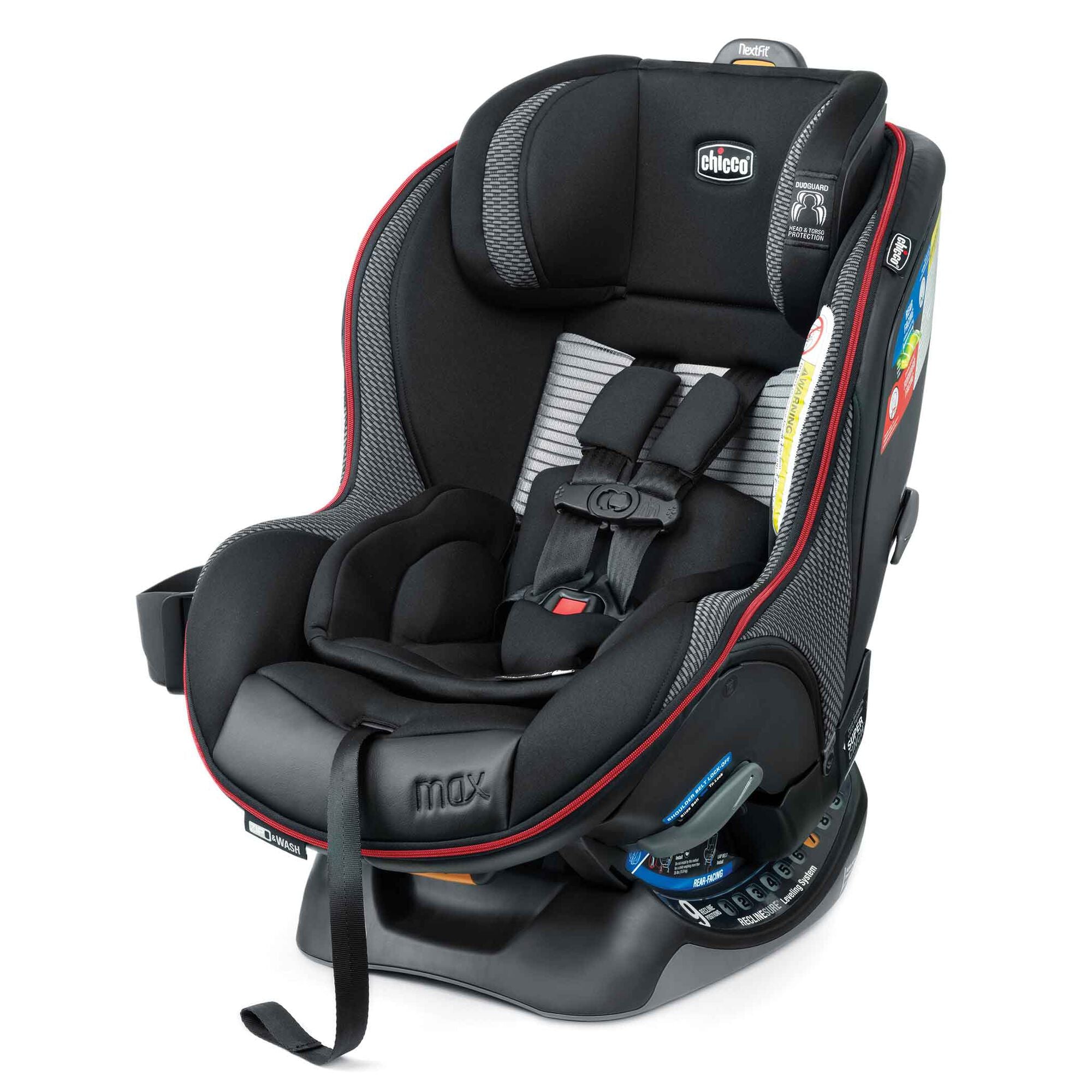 Chicco NextFit Max Zip Air Convertible Car Seat - Safe & Comfortable Infant to Toddler Car Seat with Zip-Air Technology | Perfect for Travel, Daily Commute & Family Road Trips