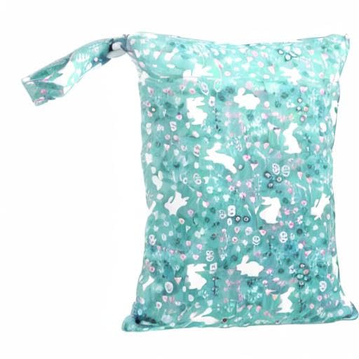 MOMIGO 3-Pack Wet Dry Bags for Baby Cloth Diapers - Reusable Waterproof Storage Pouches for Diaper Changing, Travel, Gym & Swim Gear (11.8