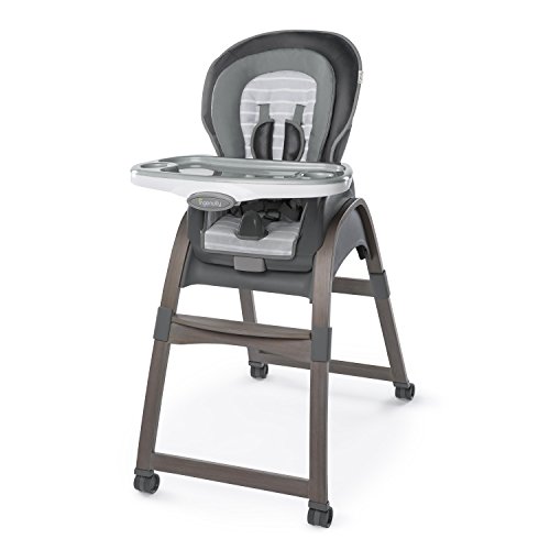 Ingenuity Boutique Collection 3-in-1 Convertible Wood High Chair - Baby High Chair, Toddler Dining Chair & Booster Seat for Kitchen, Restaurant & Home Use - Bella Teddy Design