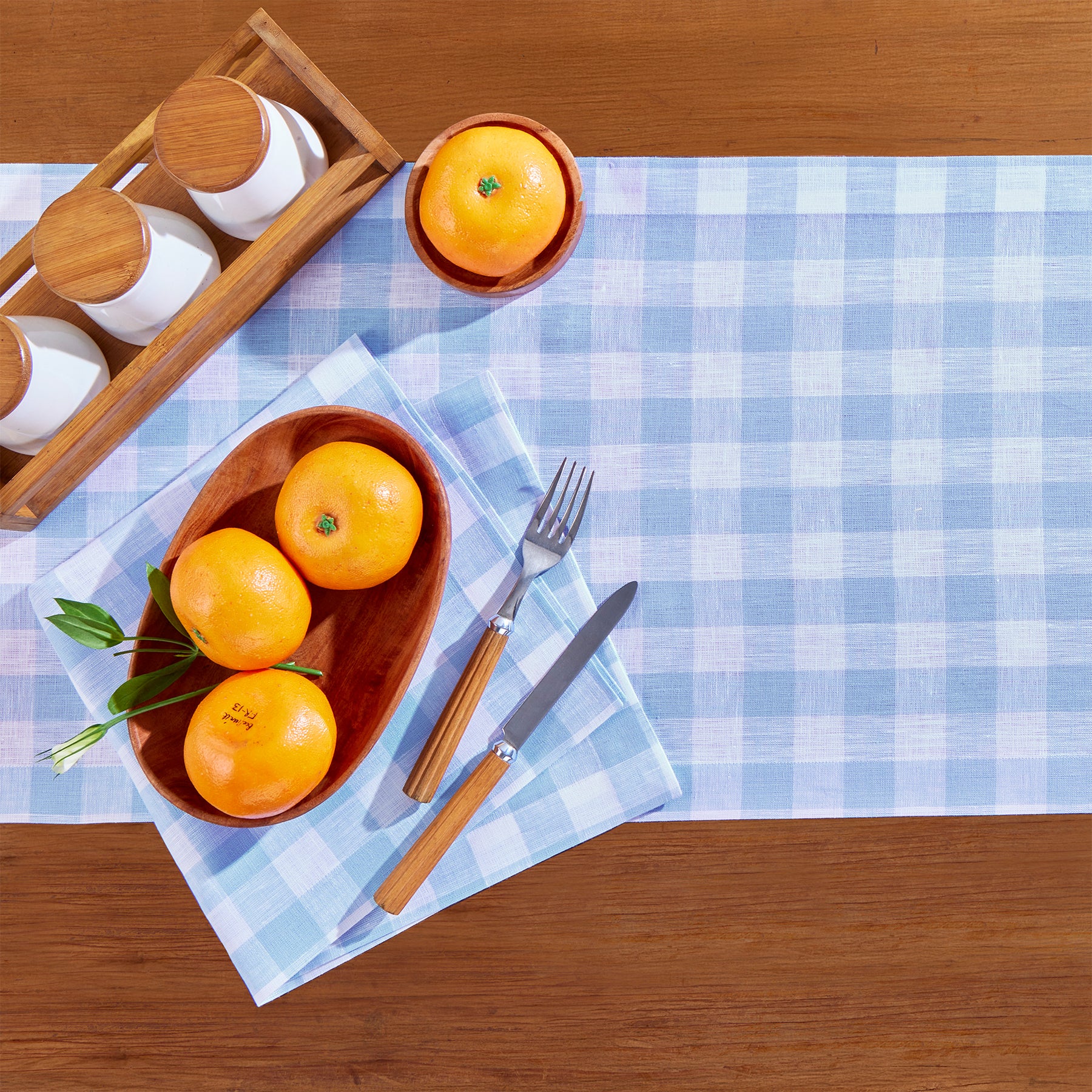 Morgan Check Placemats Set of 4 - Premium Cotton Table Mats for Dining, Kitchen & Holiday Decor - Washable & Durable Place Settings for Everyday Use & Special Occasions