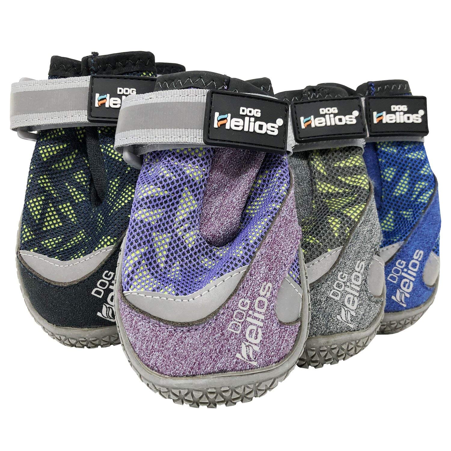 Premium Grip Performance Dog Shoes for Small Dogs - Helios 'Surface' Non-Slip Pet Boots, X-Small Green - Ideal for Hiking, Running & Outdoor Adventures