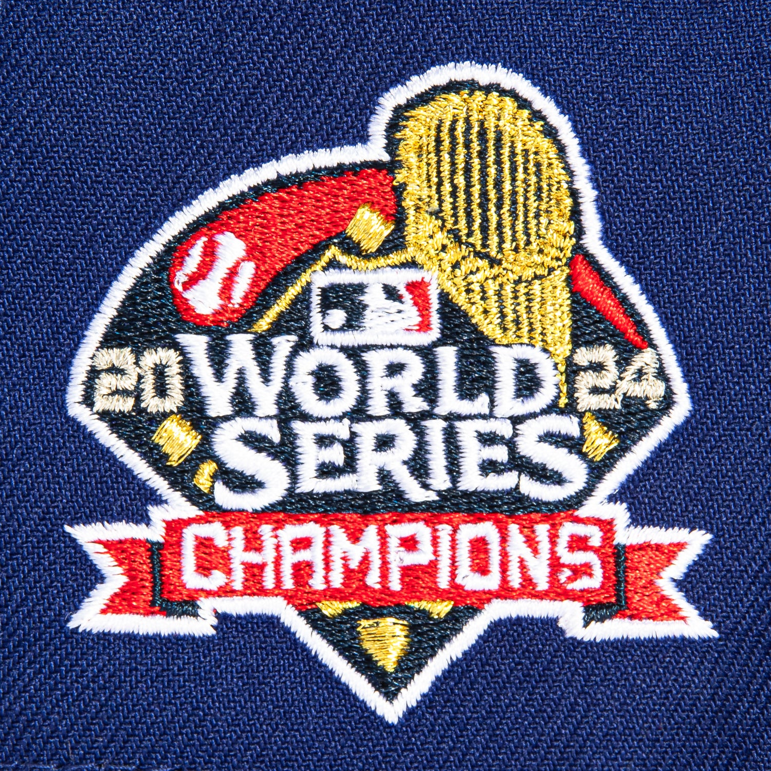 New Era 59Fifty Los Angeles Dodgers 2024 World Series Champions Patch Hat - Royal & Gold - Official MLB Baseball Cap for Fans, Streetwear & Sports Events