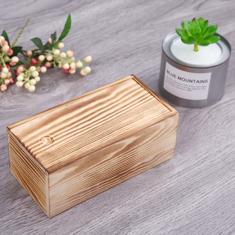 DOITOOL 2-Piece Wooden Jewelry Storage Box Set - Elegant Jewelry Organizer Case for Rings, Necklaces & Earrings - Perfect for Home Decor, Gift Giving & Travel Accessories