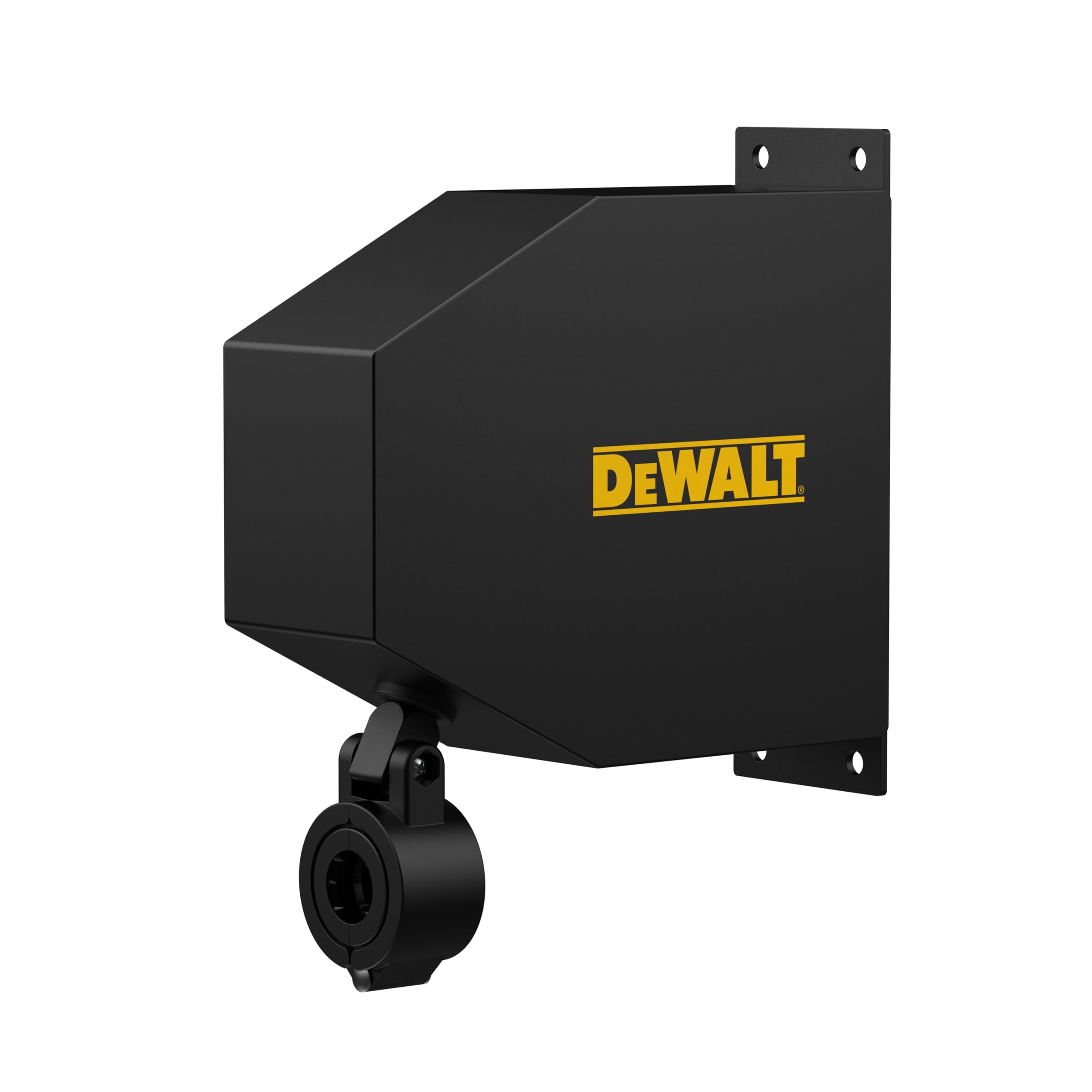 DEWALT Universal EV Charger Retractable Cable Management System - Wall/Ceiling Mount, 48 Amp Heavy-Duty Commercial Grade for Indoor & Outdoor Use - Perfect for Home Garages, Public Charging Stations & Workplace EV Charging