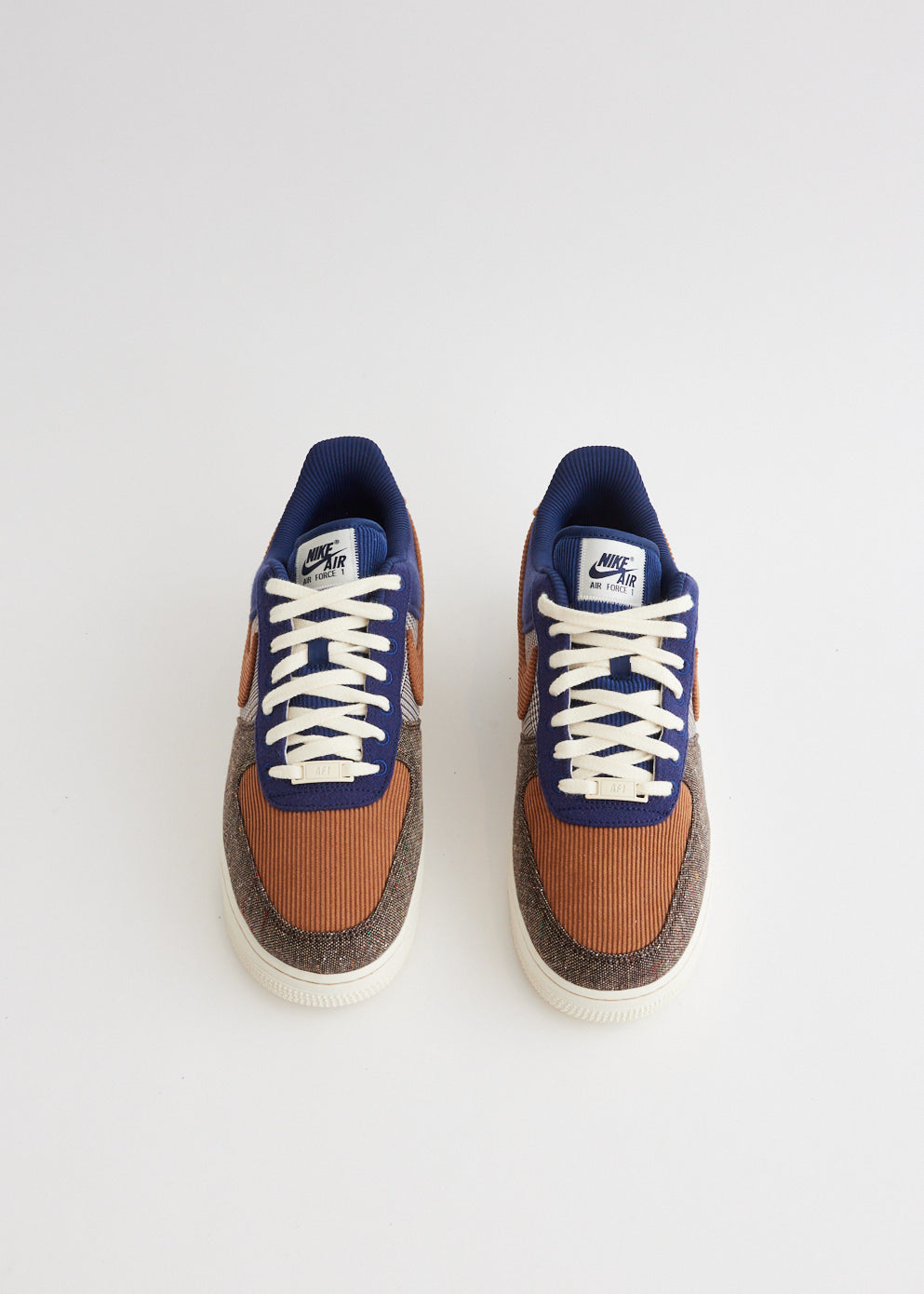 Nike Air Force 1 '07 Premium 'Tweed Corduroy' Sneakers - Men's High-Top Basketball Shoes for Casual Wear & Street Style Fashion