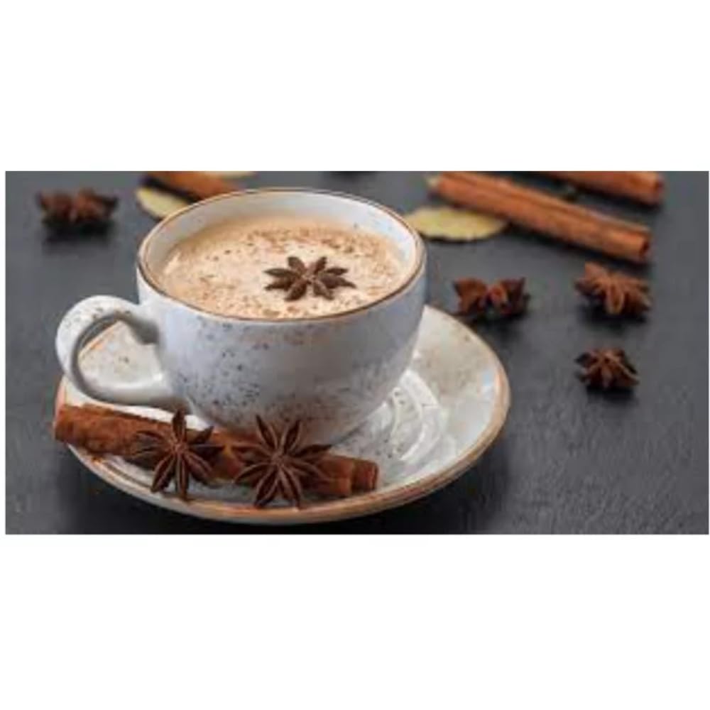 Pacific Chai Vanilla Chai Latte Powder by Indulgent Foods - Gluten Free, No Trans Fat, 3lb Bulk Pack (6 Containers) - Perfect for Coffee Shops, Offices & Home Use