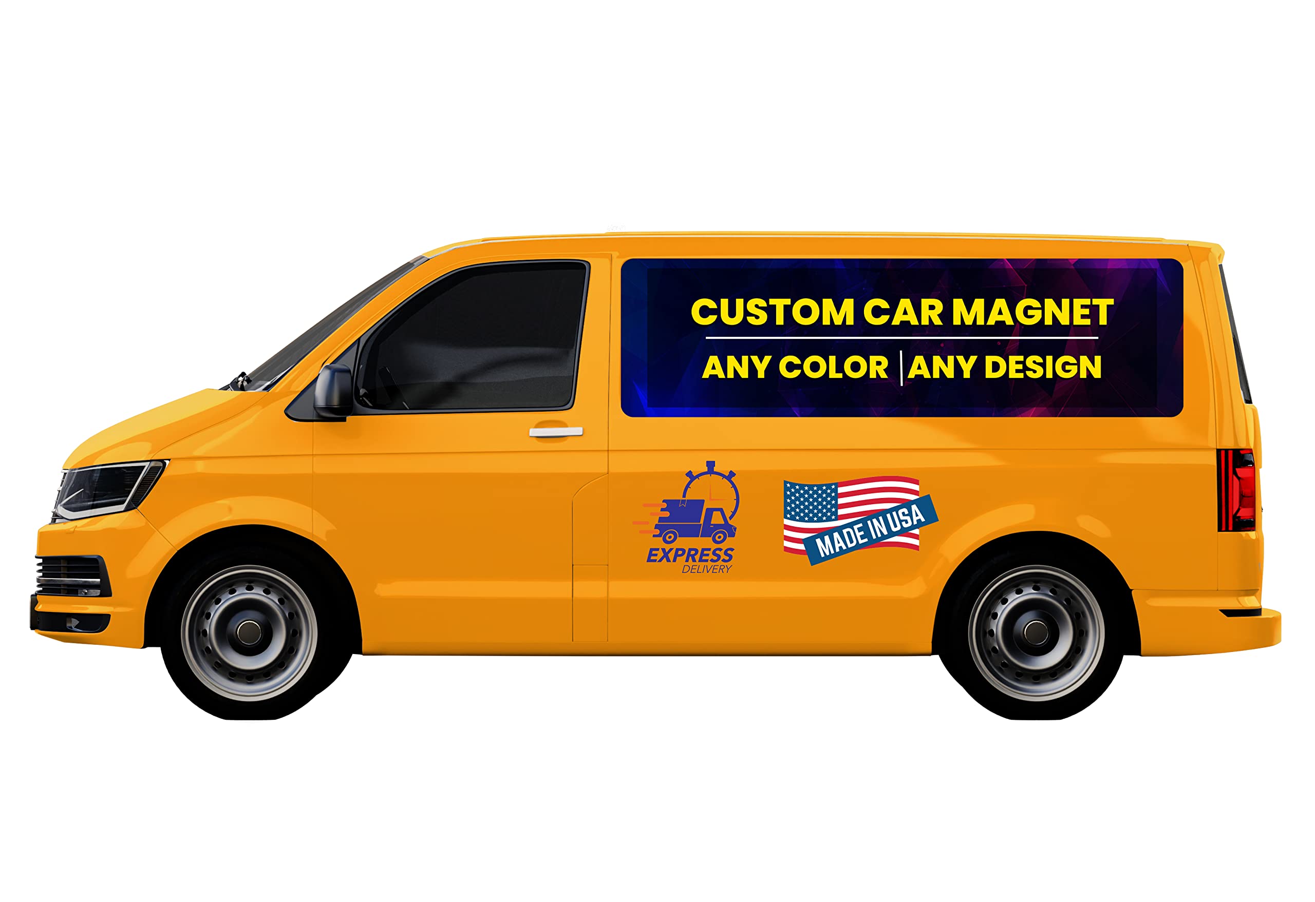 Custom Full Color Car Magnets - Personalized Vehicle Signs for Business Cars, Trucks & Vehicles - 72