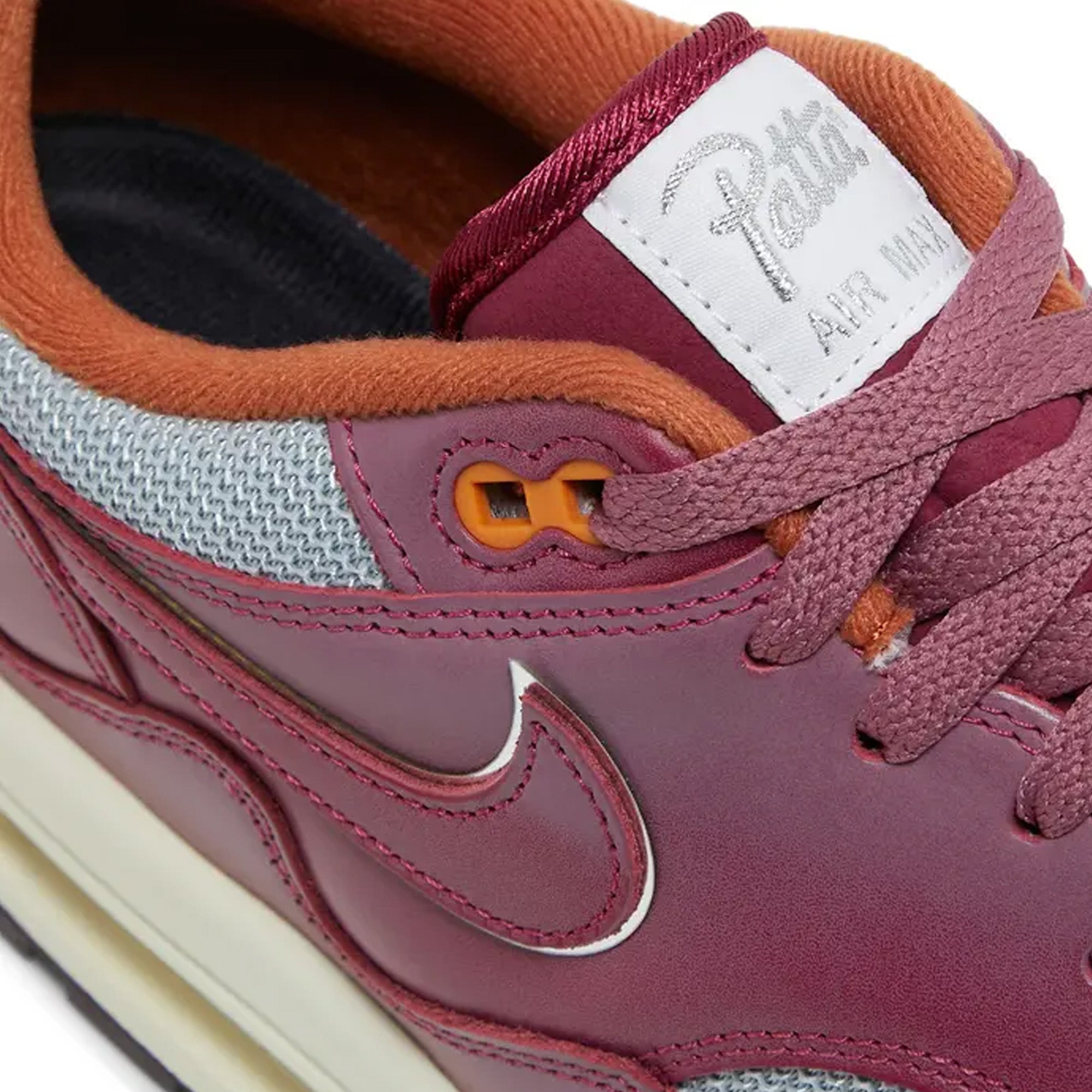 Nike Air Max 1 Patta 'Rush Maroon' Sneakers - Limited Edition Special Box (2021 Release) | Men's Running Shoes for Casual Wear & Street Style Fashion