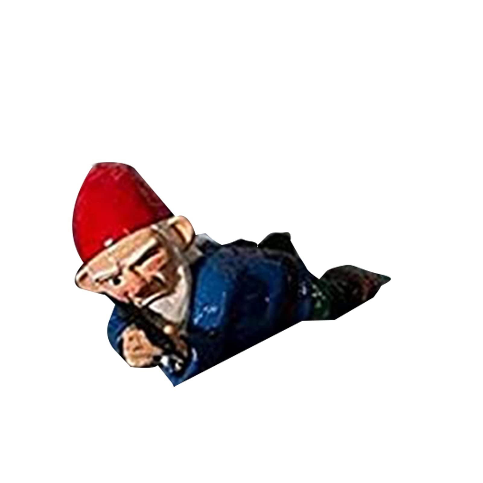 LEFUYAN Resin Garden Gnome Statue - Funny Outdoor Combat Gnome Decor for Lawn, Patio & Yard - Halloween & Garden War Theme Cartoon Sculpture - Perfect for Halloween Decorations, Garden Ornaments & Outdoor Party Themes