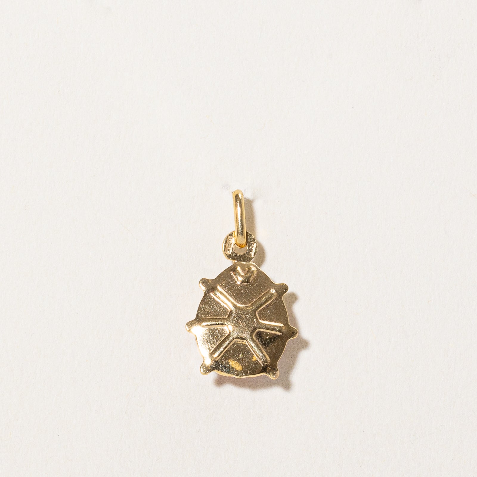 14K Yellow Gold Ladybug Charm Pendant - Italian Handmade Jewelry for Women | Perfect Gift for Birthday, Anniversary & Everyday Wear