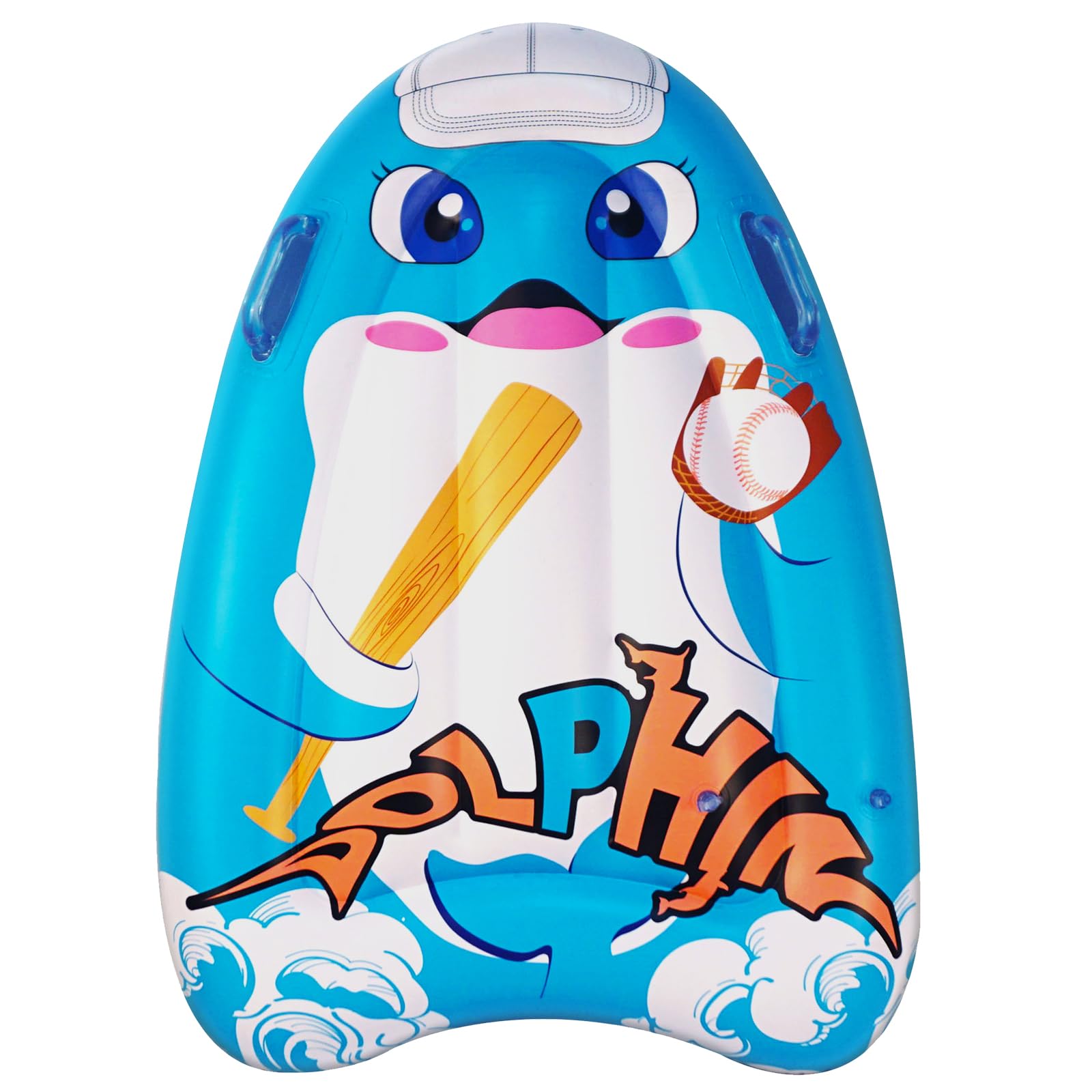 Best Inflatable Pool Float Board Kickboard for Kids Ages 3-12 - Durable Swim Training Aid & Fun Water Toy for Swimming Pools, Water Slides & Beach Vacations - Perfect Summer Outdoor Activity Gear