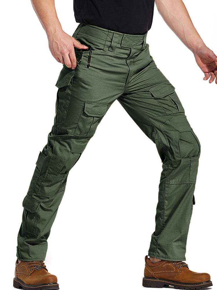 AKARMY Men's Hiking Pants - Lightweight Camo Travel & Work Pants for Outdoor Adventures, Camping, and Hiking - Quick-Dry, Comfortable & Durable