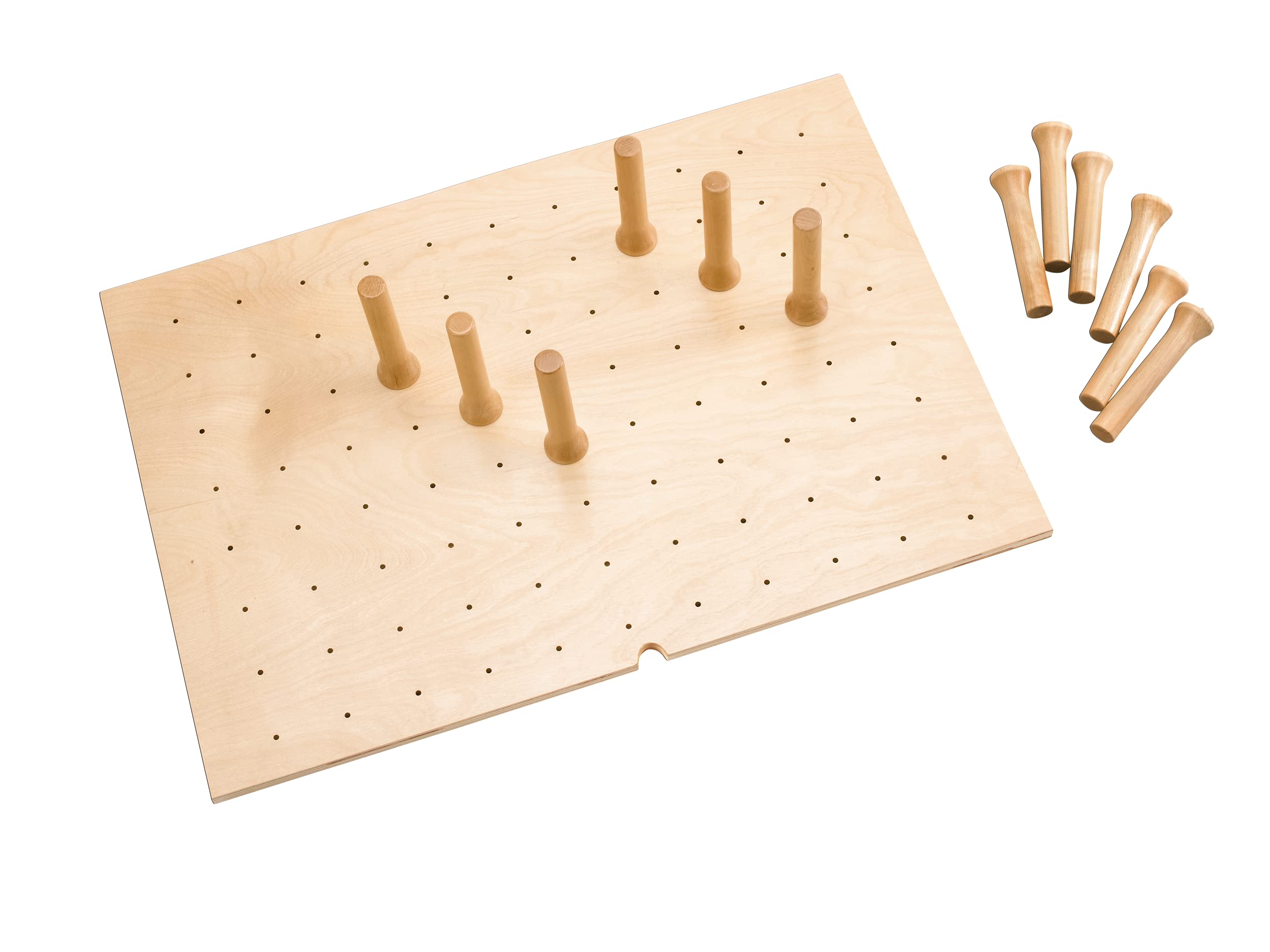 Rev-A-Shelf Light Brown Wood Trim Drawer Peg Board Insert - Perfect for Kitchen Cabinets, Pantry Organizers & Garage Storage Solutions