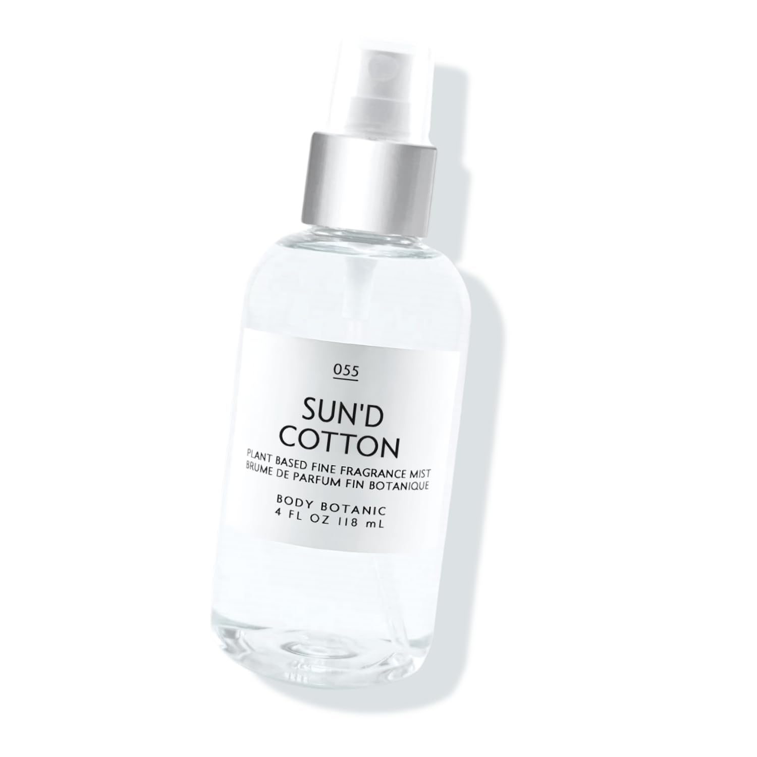 Sun'd Cotton Perfume Mist 4 Fl Oz (118ml) - Natural Plant Extract Body Spray with Warm Sun-Dried Cotton Scent | Fresh & Nostalgic Fragrance for Women, Daily Wear & Special Occasions