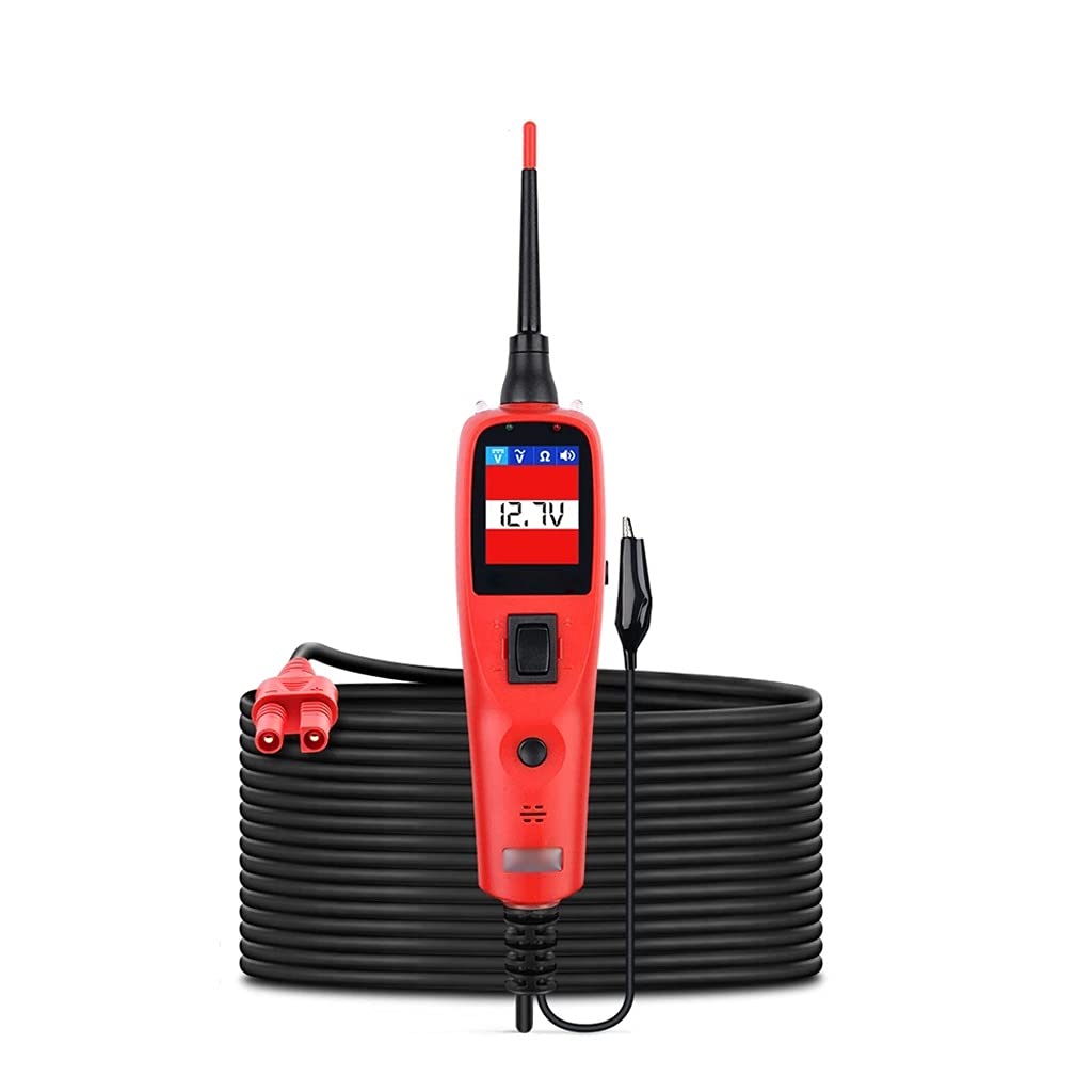 12V/24V Car Electrical Circuit Tester - WDBBY PS100 Automotive Power Probe System with Battery BMS Diagnostic Tool for Short & Open Circuit Finder | Perfect for Auto Mechanics, DIY Car Repairs & Electrical System Troubleshooting