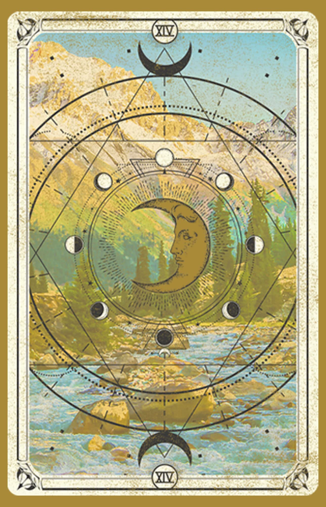 Women's Tarot Card Muscle Tank for Outdoor & Yoga
