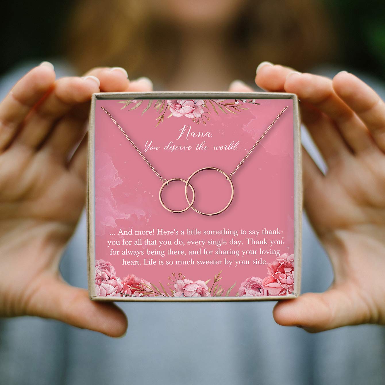 Nana Necklace - Elegant Heart Pendant Jewelry Gift for Birthday, Anniversary, Christmas & Special Occasions | Perfect for Gifting Mom, Grandma & Loved Ones