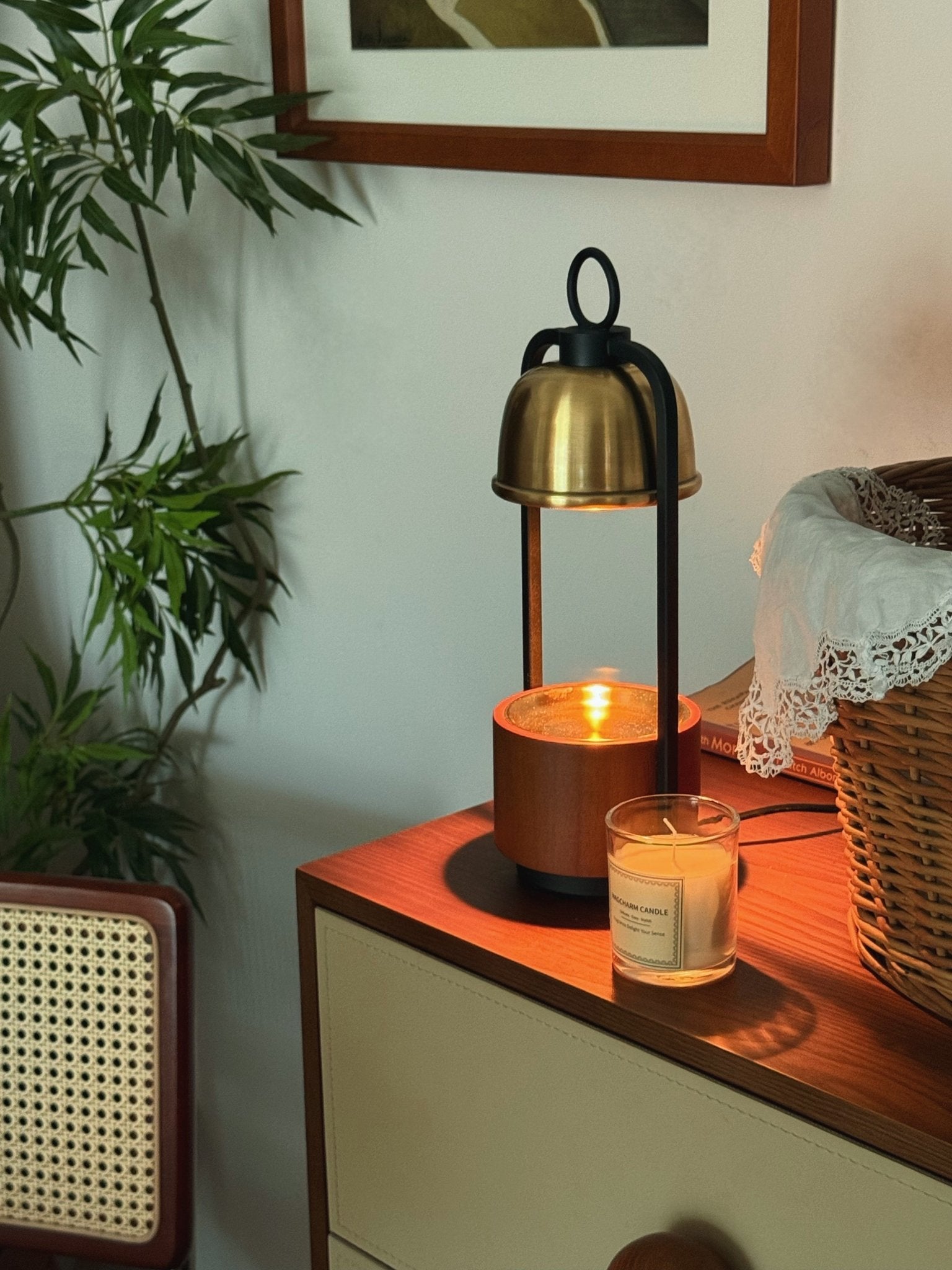 Lunara Candle Warmer Lamp - Premium Electric Wax Melter for Home, Office & Gifts - Aromatherapy, Scented Wax Warmer for Relaxation & Ambiance