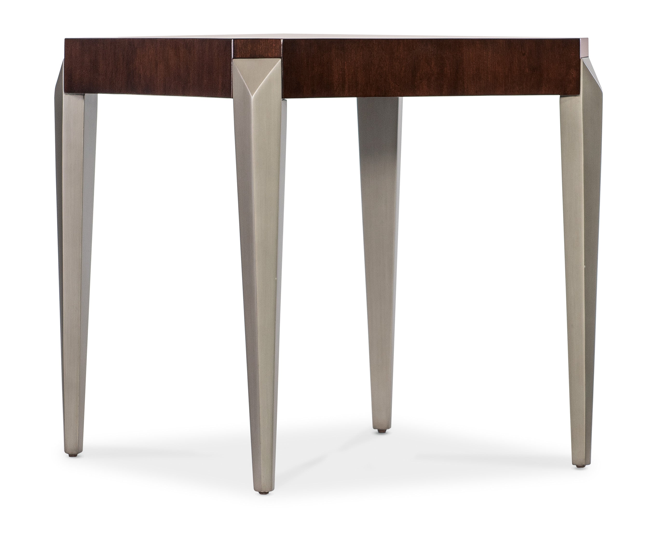 Bella Donna Modern Square End Table - Stylish Living Room Side Table for Sofa, Bedroom & Office - Perfect for Coffee, Books & Decor