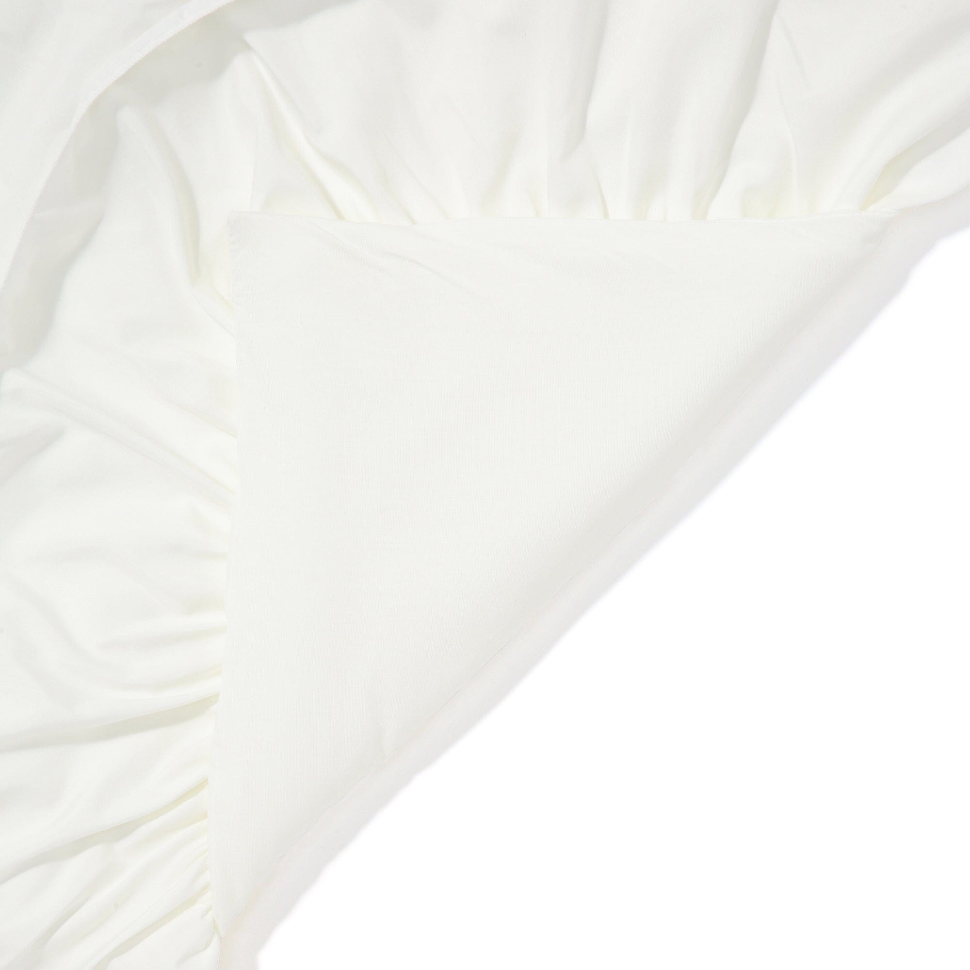 Fuwaro Cooling Blanket - Single Size White Quilt with Frill Trim for Summer & Hot Sleepers - Perfect for Bedroom, Dorm, or Travel Use