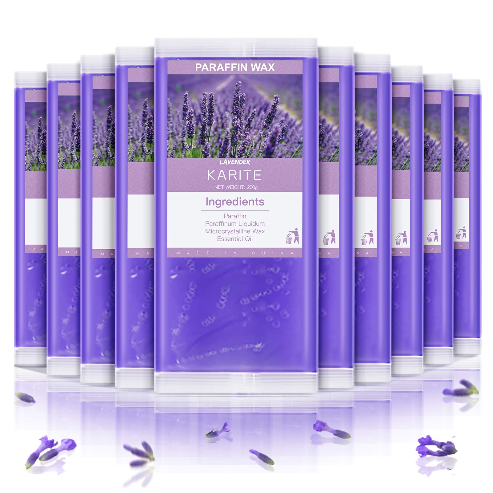Professional Paraffin Wax Machine for Hands & Feet - Auto Open Lid, 4500ml Paraffin Warmer with 18 Refills - Fast 20Min Wax Melting & Precise Temperature Control - Perfect for Spa, Salon & Home Pedicure Treatments