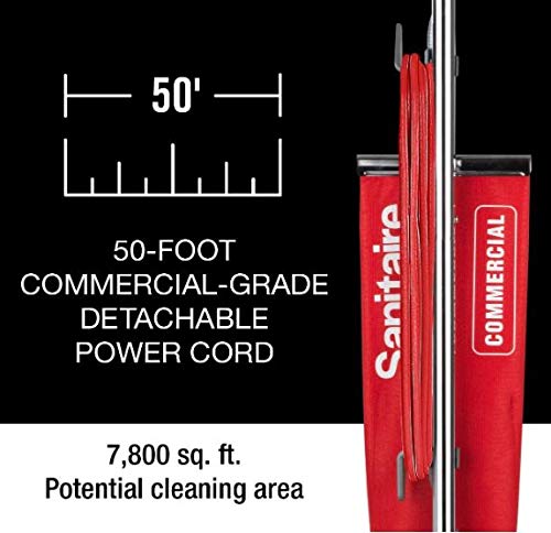 Sanitaire SC886G Commercial Upright Vacuum Cleaner with Bag - 8.5